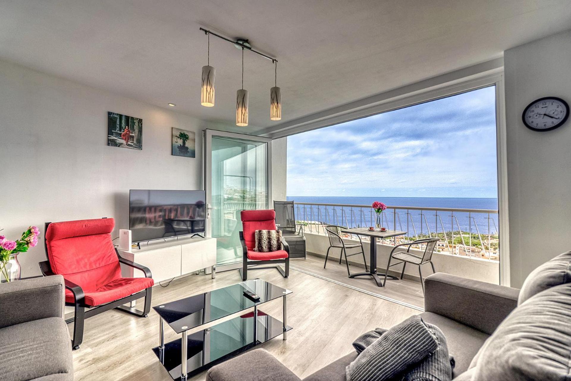 Central Modern Apartment With Private Parking & Ocean View & Coffee Corner Ікод-де-лос-Вінос Екстер'єр фото